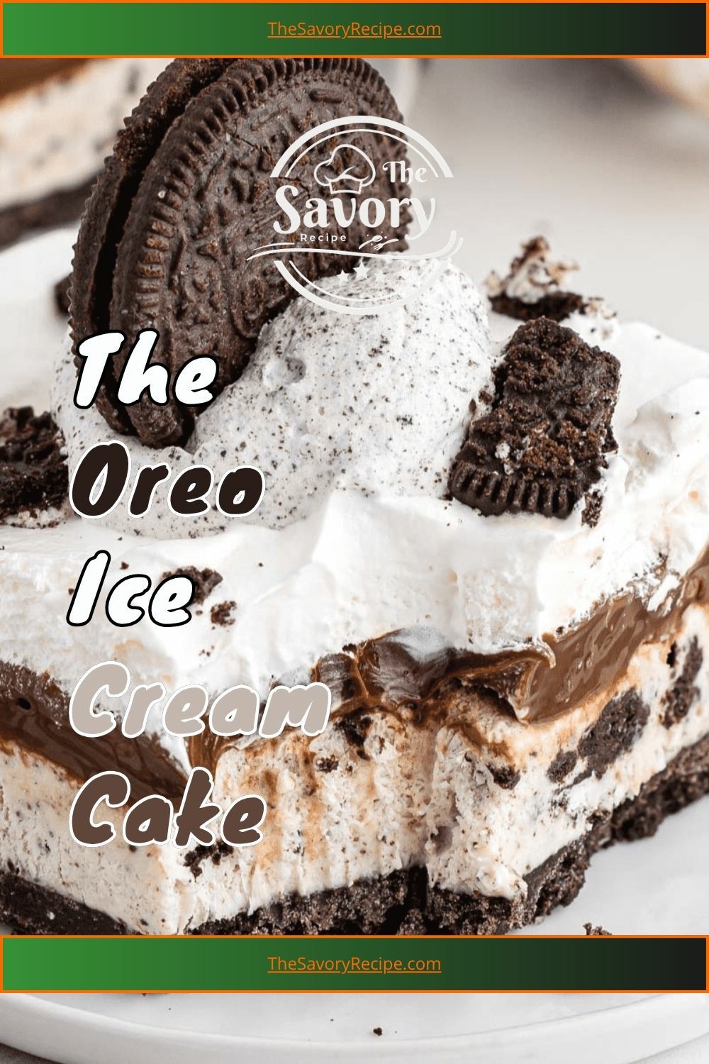 Oreo Ice Cream Cake: (No-Churn + 5-Ingredient Magic)